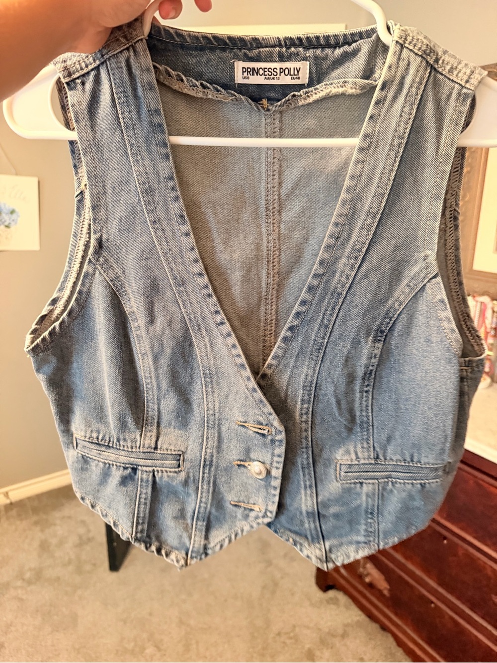 Princess Polly Denim Vest
